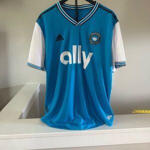 CLTFC Adidas Teal and White Soccer Jersey